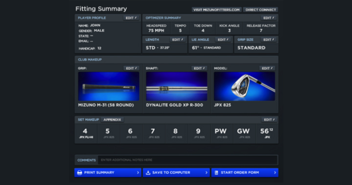 Get the Right Shaft for Your Golf Swing w/the Mizuno Shaft Optimizer